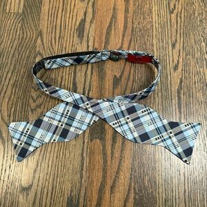 Q Brand plaid bow tie